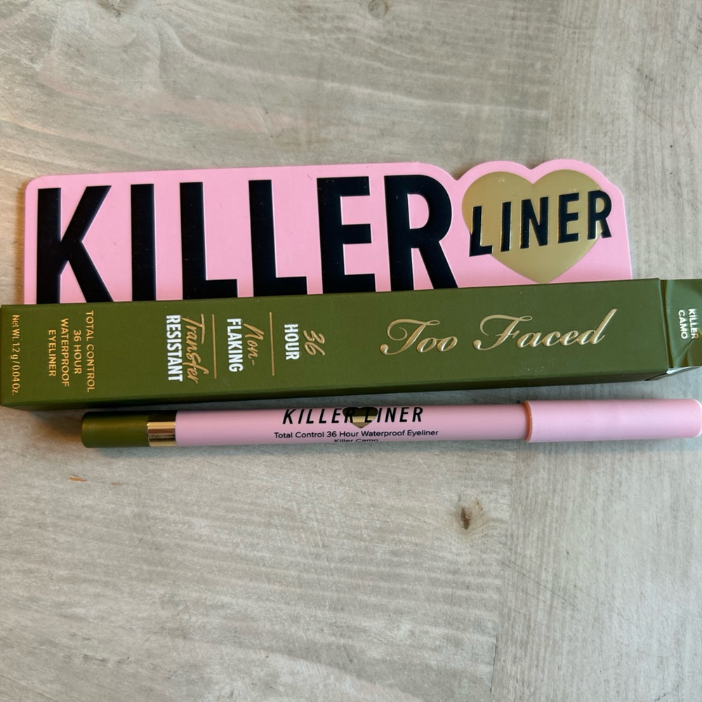 Too Faced Eye Liner - Killer Camo - 36 hour wear - NEW - Picture 4 of 4